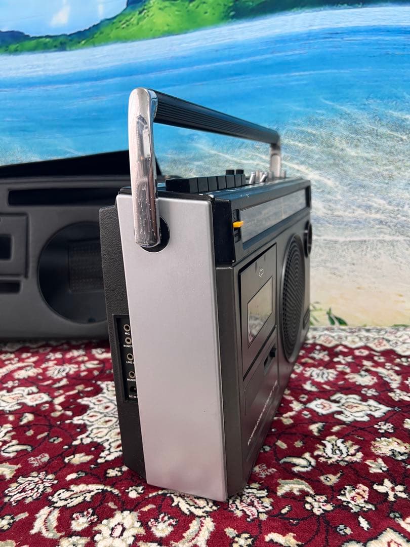 昭和レトロSONY ラジカセCF-1980 中古カバー付き動作品メンテナンス済み