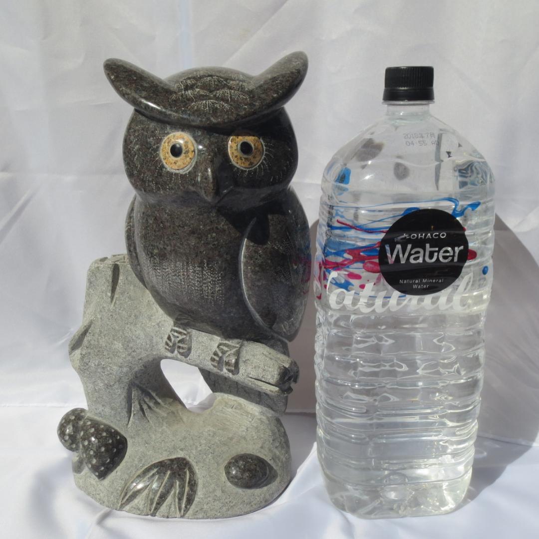 置物 フクロウ ふくろう 梟 オブジェ 福郎  玄関 看板  縁起物