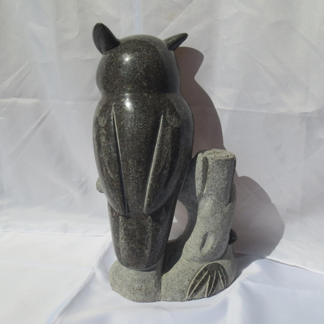 置物 フクロウ ふくろう 梟 オブジェ 福郎  玄関 看板  縁起物