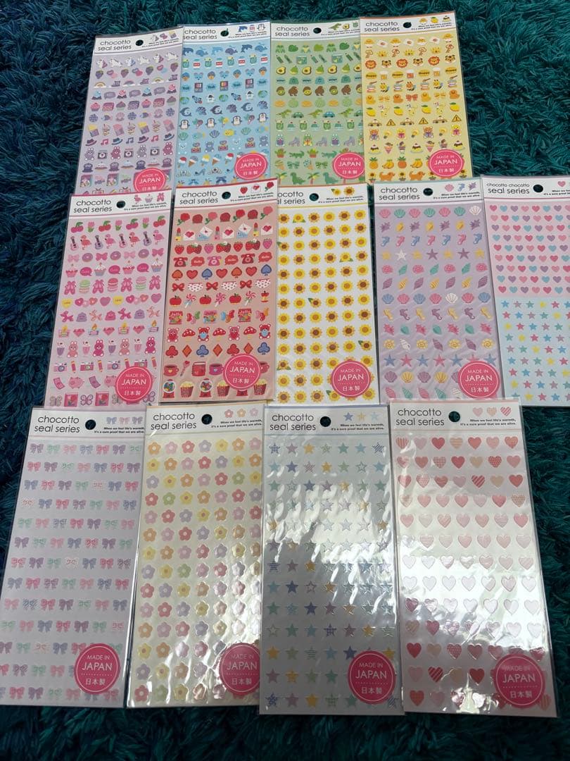 chocottoシール ちょこっとシール まとめ売り 73枚
