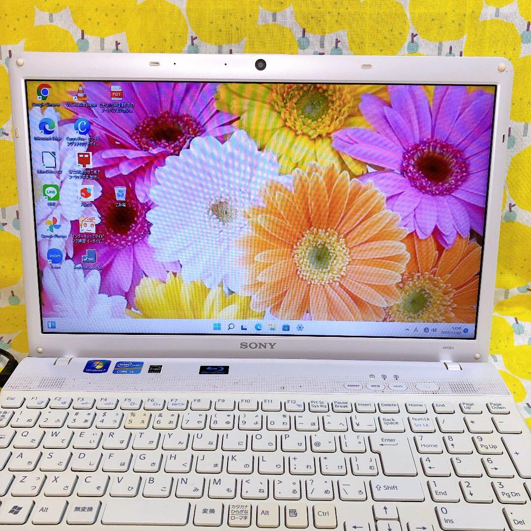 *51❤️SONYの定番人気ノートPC❤️すぐに使えて簡単♪VAIO✨カメラ付き