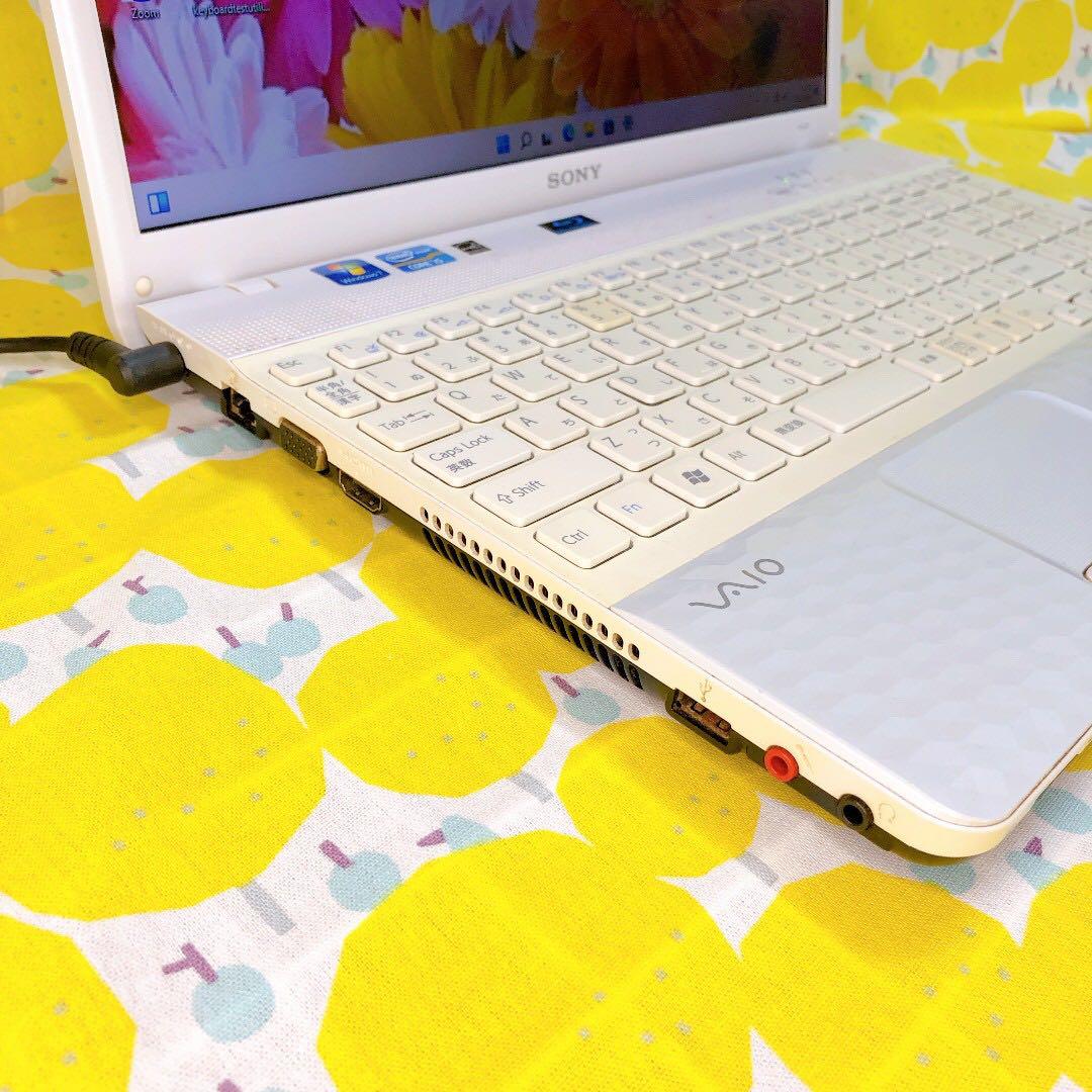 *51❤️SONYの定番人気ノートPC❤️すぐに使えて簡単♪VAIO✨カメラ付き