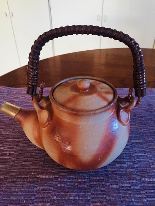 立春期間限定最終セール！備前焼 緋襷ひだすき茶器セット