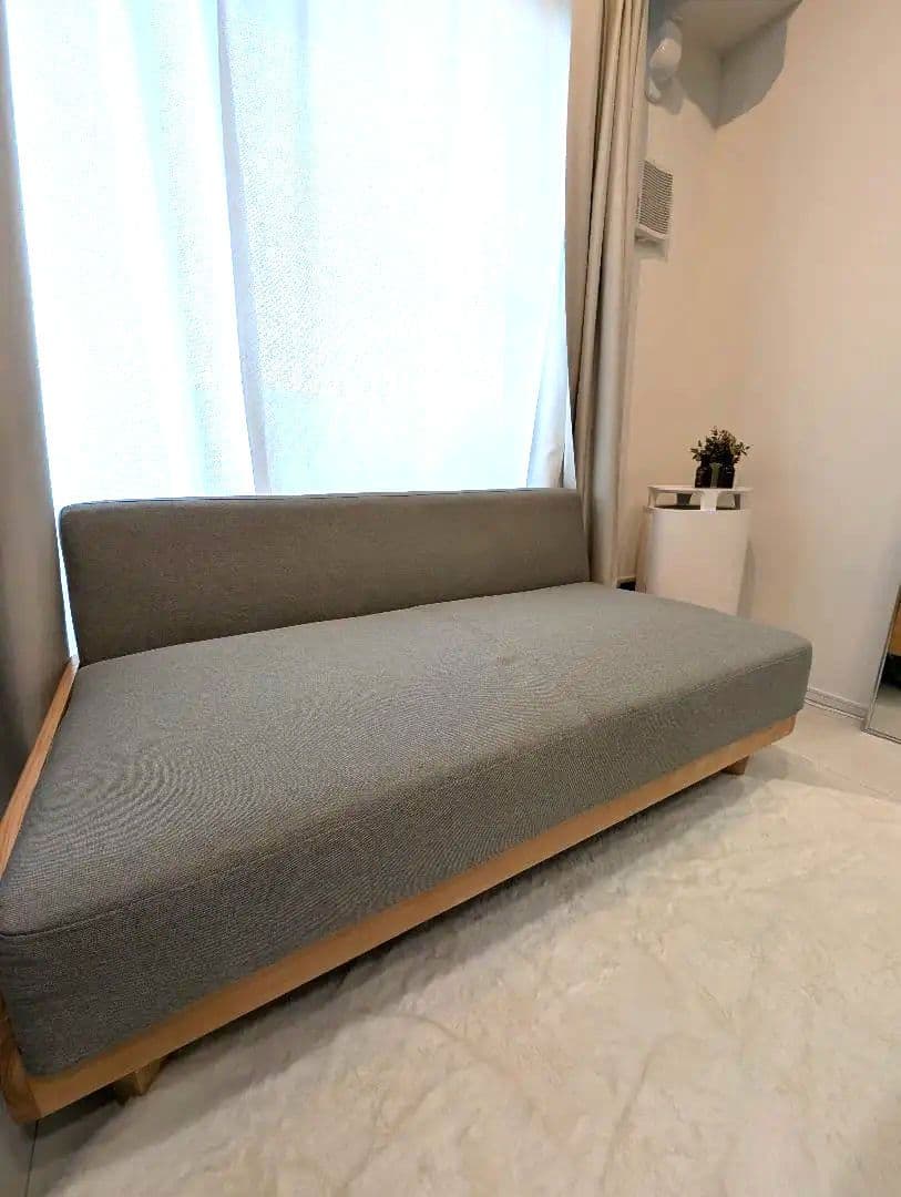 ソファ　グレー　2人掛け