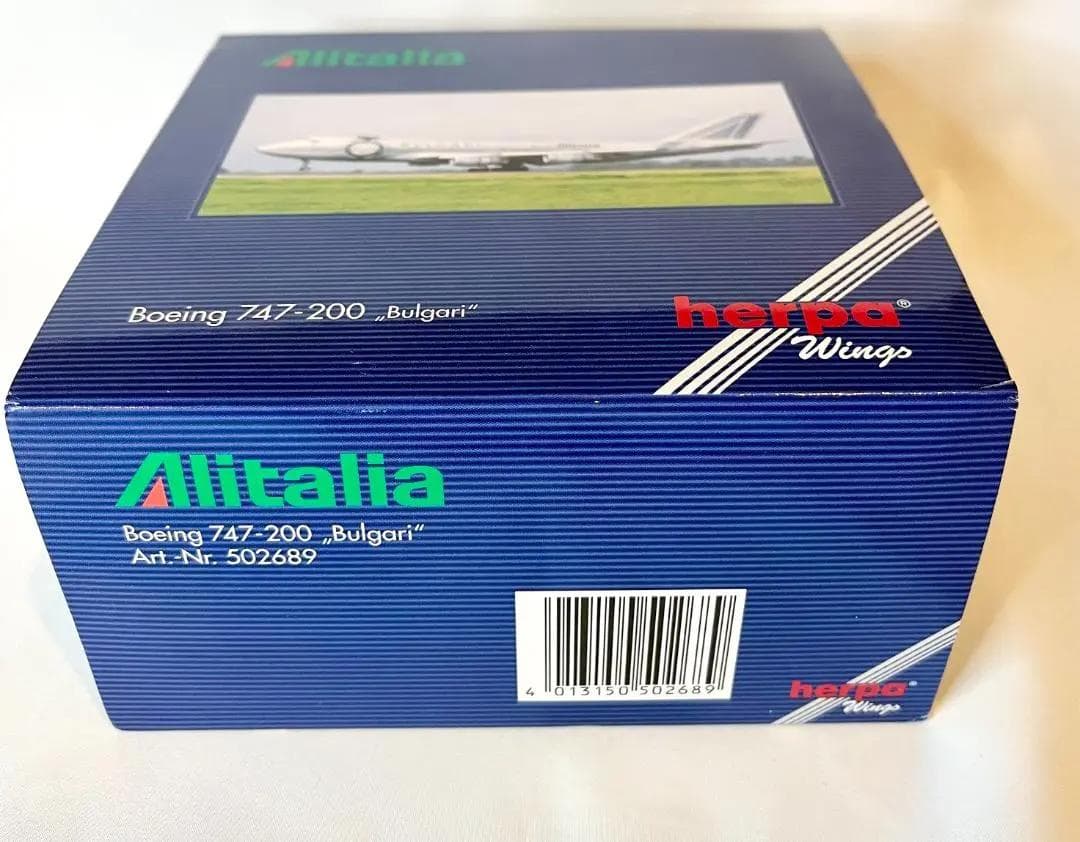 herpa wings｜Alitalia航空｜B747-200｜Bulgari