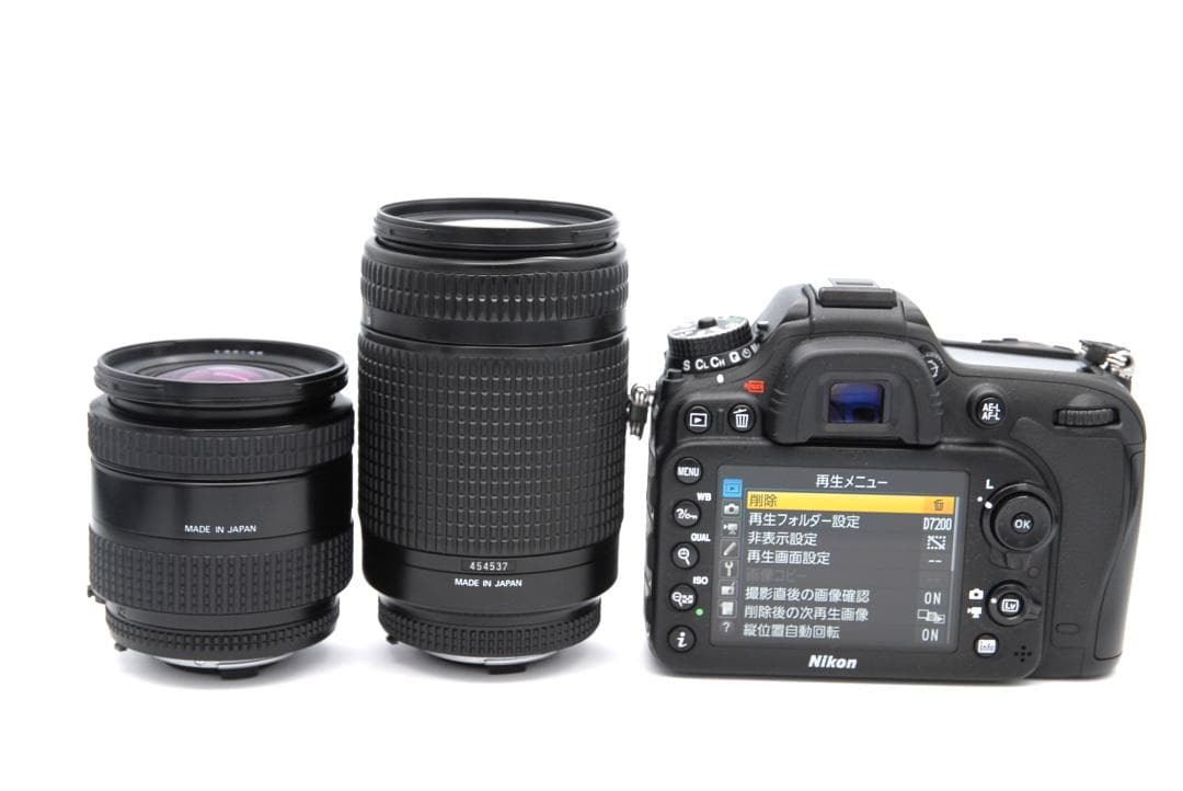 【元箱付】Nikon D7200 ダブルレンズ 3万枚台 Wi-Fi機能付き