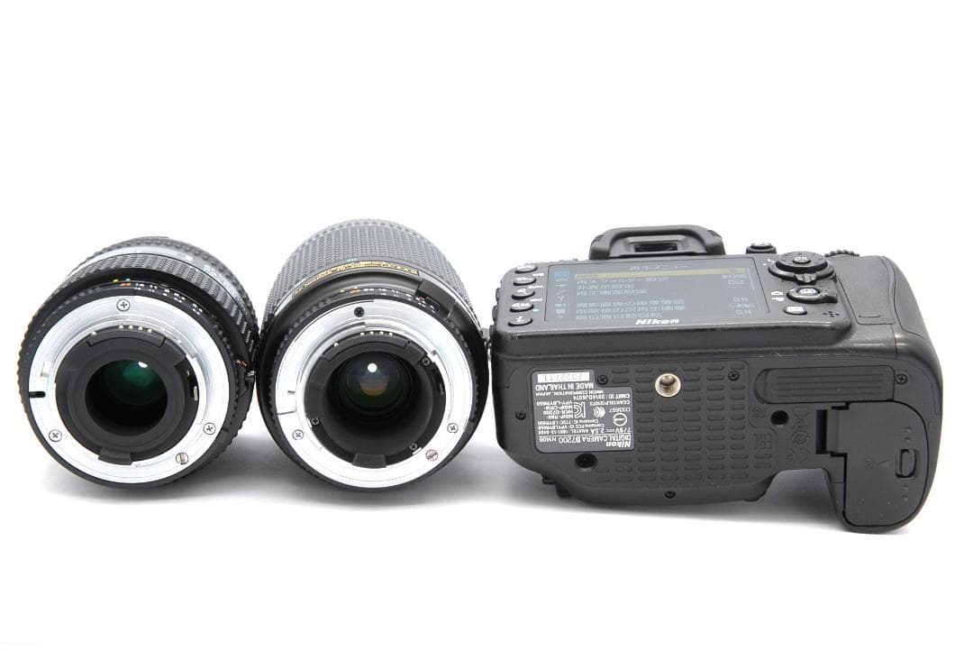 【元箱付】Nikon D7200 ダブルレンズ 3万枚台 Wi-Fi機能付き