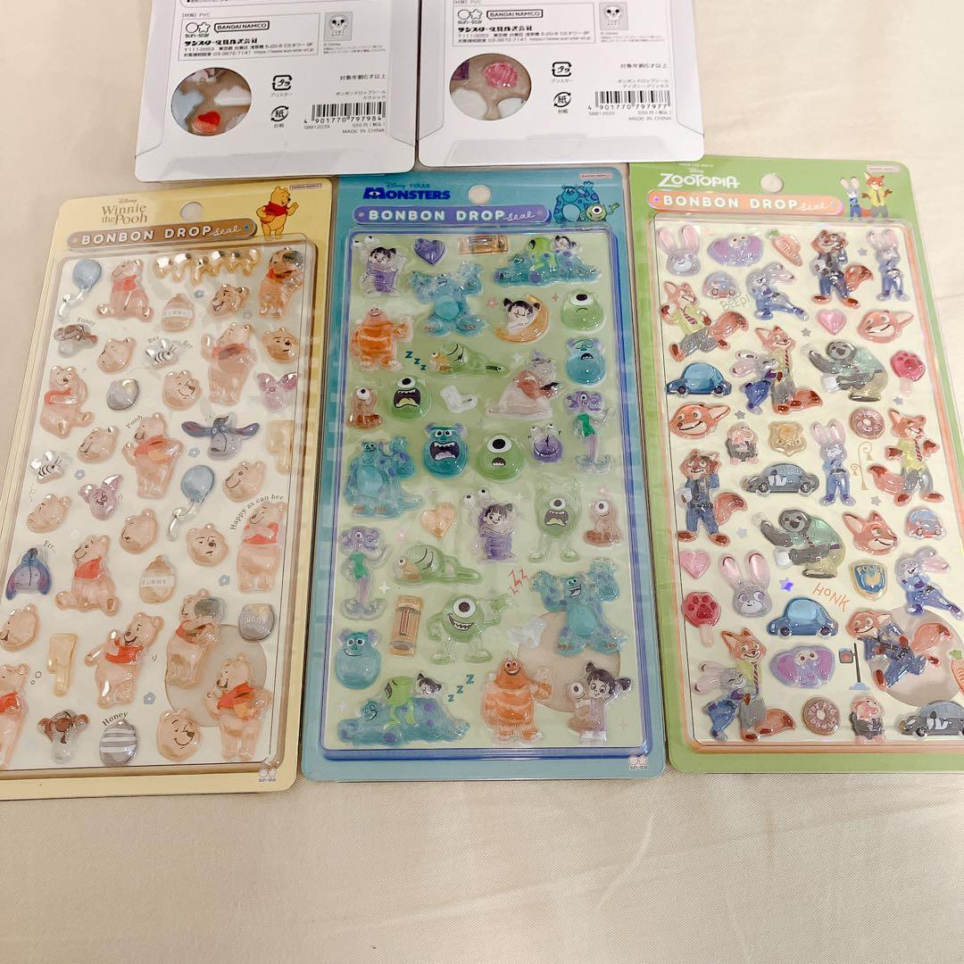 正規品　ボンボンドロップシール　ディズニー　5枚セット　②