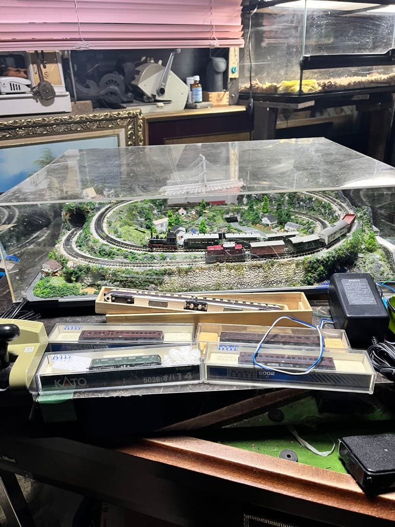 Nゲージ 鉄道模型 ジオラマ トミックス KATO 鉄道 アクリルケース付き
