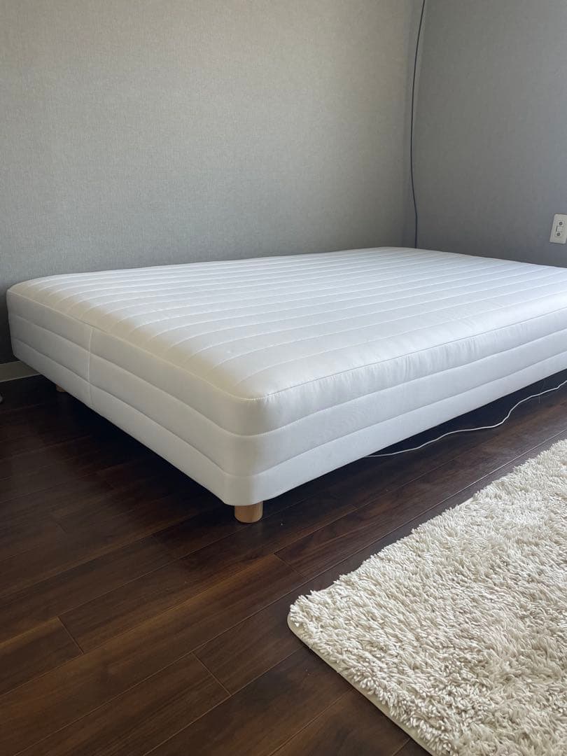 ayame【東京発】無印良品 ベッド セミダブル 脚付