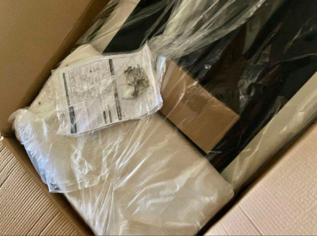 新品　2人掛け　木肘ヴィンテージソファ　ブラック　2p黒　アンティーク　ソファー