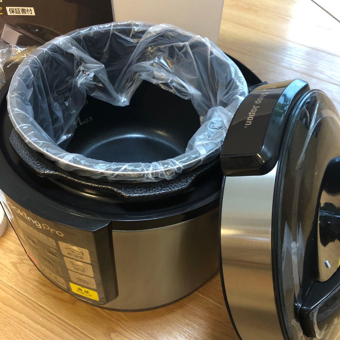 新品未使用　Cooking Pro 電気圧力鍋 5L 計量カップ付