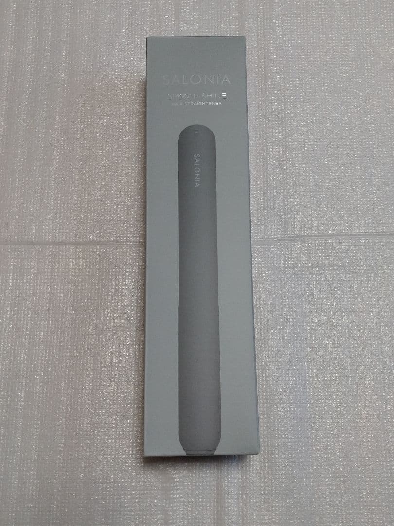 SALONIA 　サロニア　スムースシャイン　ストレートヘアアイロン　　 グレー