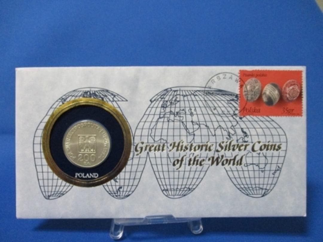 ポーランド 200ズオチ銀貨☆1974年／美品／建国30周年／アンティーク