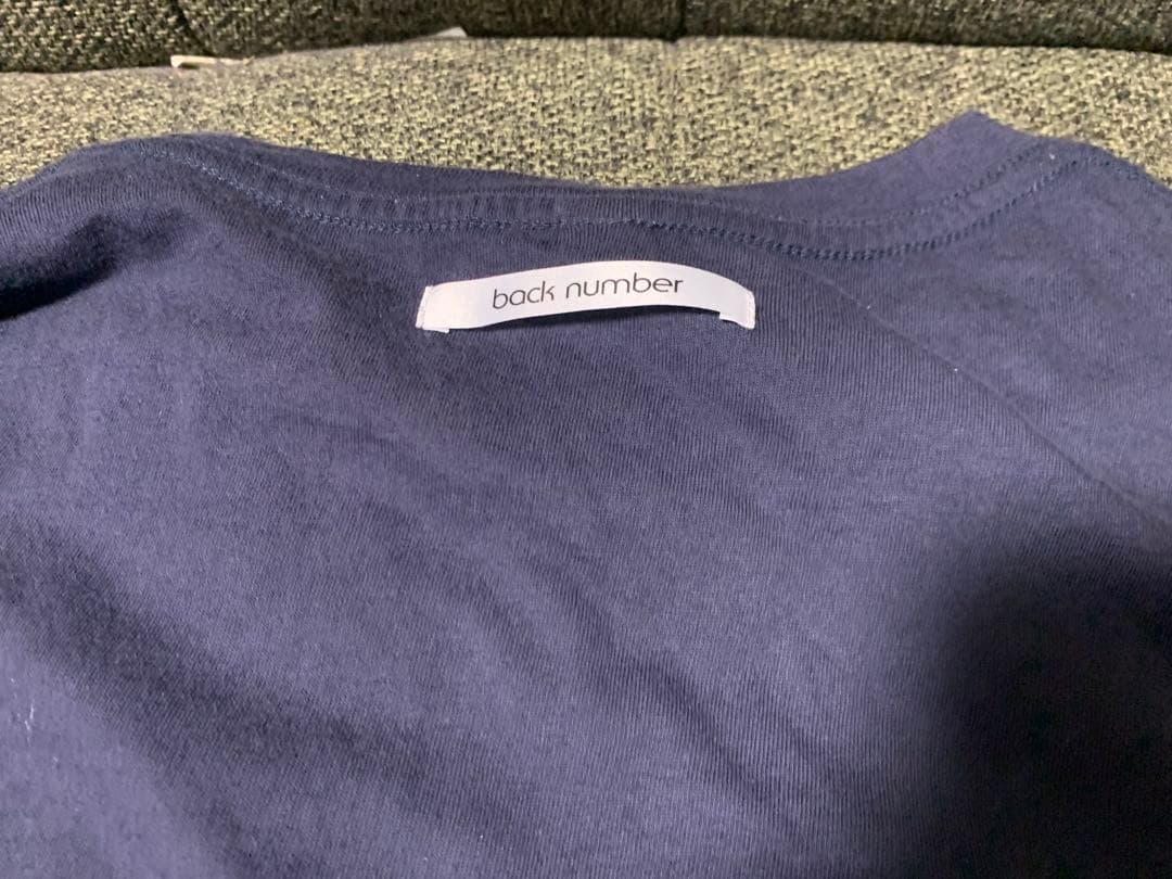 back number サイン入りTシャツ ネイビー
