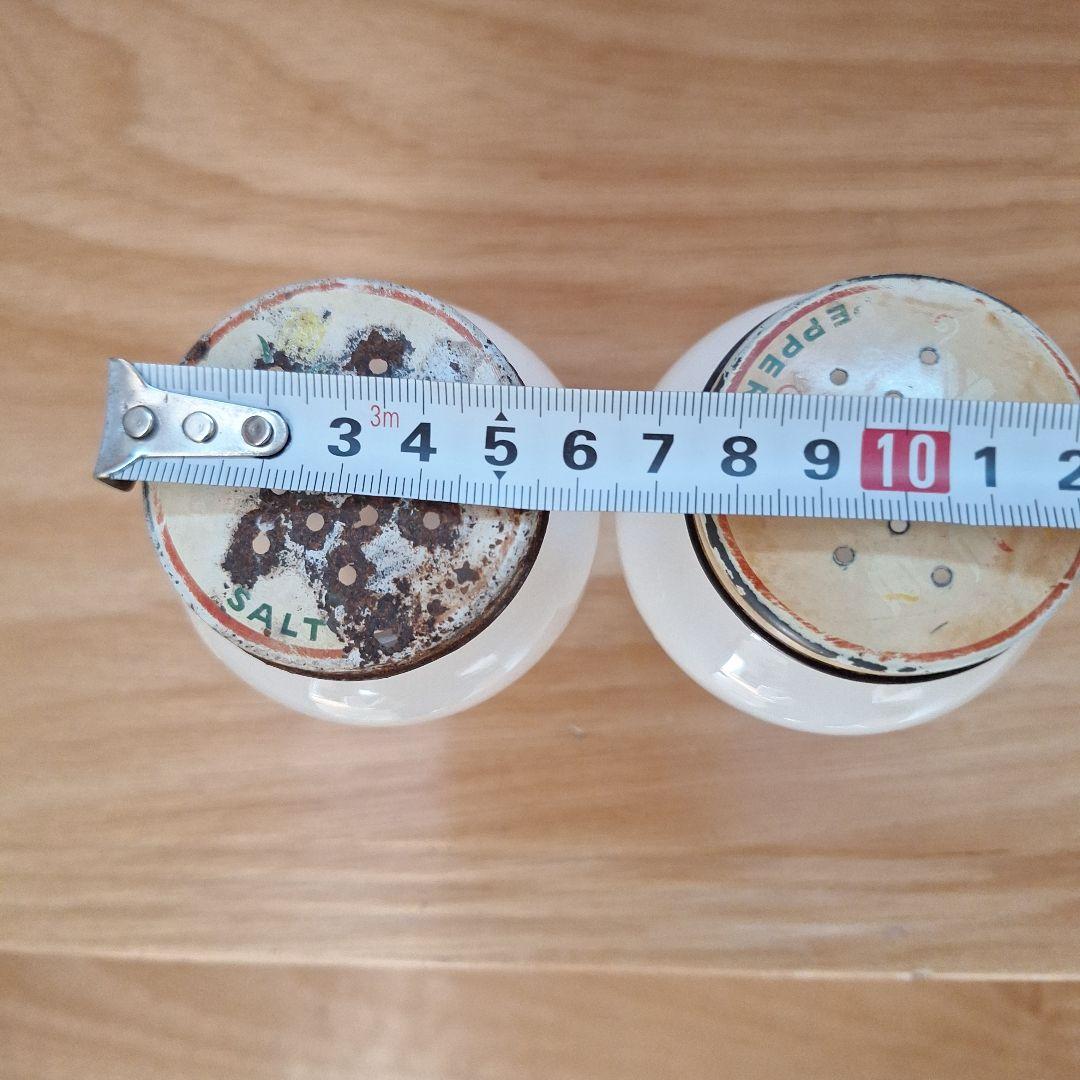 60～70s ファイヤーキング チューリップ プリント ソルト&ペッパー