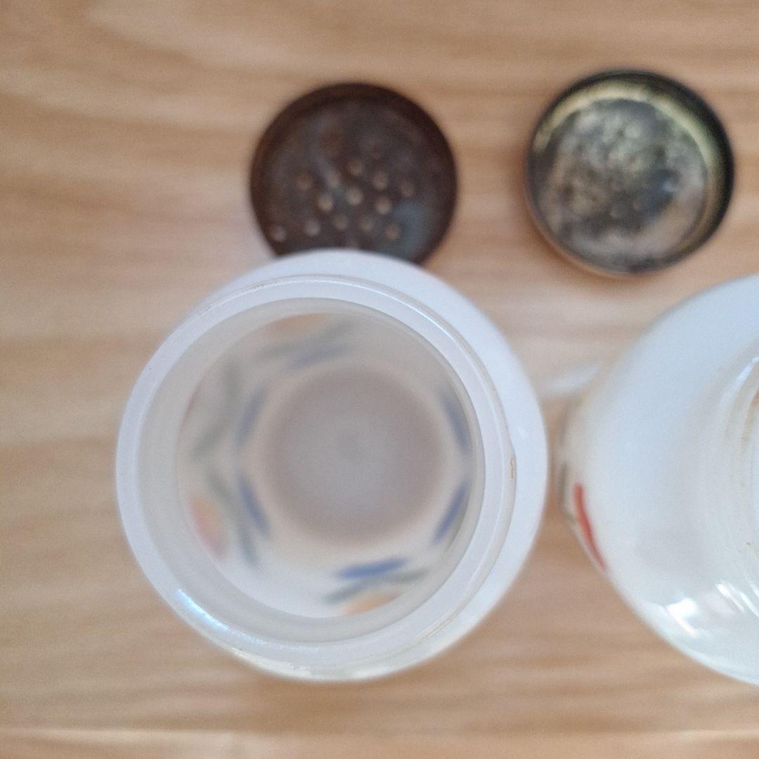 60～70s ファイヤーキング チューリップ プリント ソルト&ペッパー