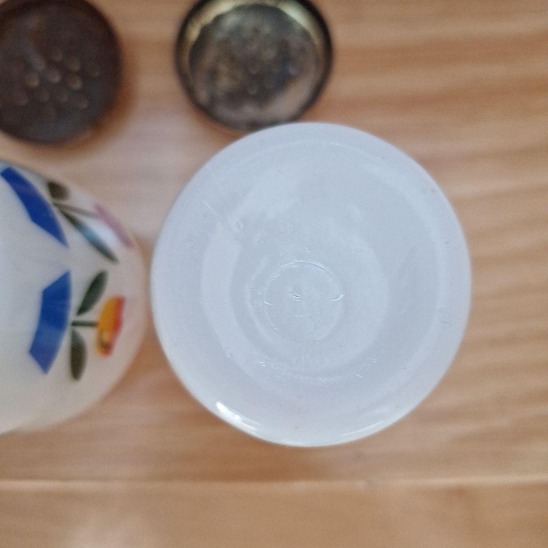 60～70s ファイヤーキング チューリップ プリント ソルト&ペッパー