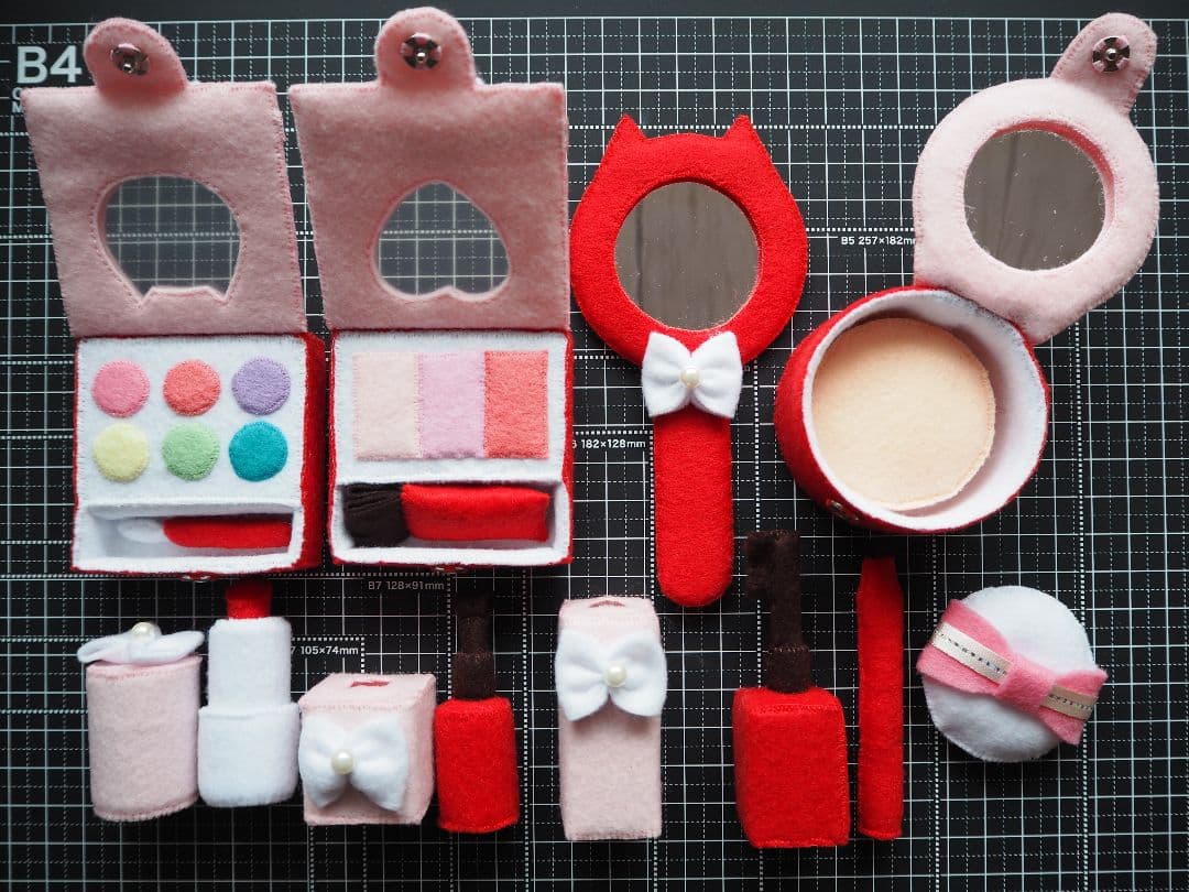 フェルトおままごと メイクセット