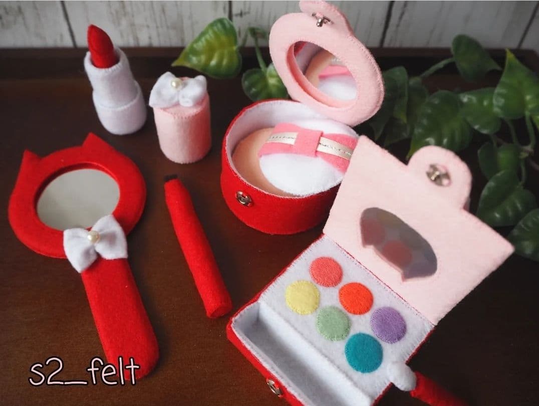 フェルトおままごと メイクセット