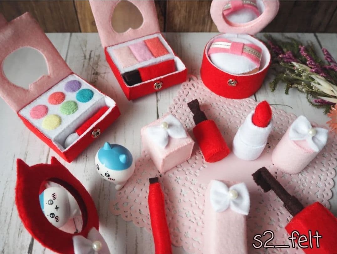 フェルトおままごと メイクセット