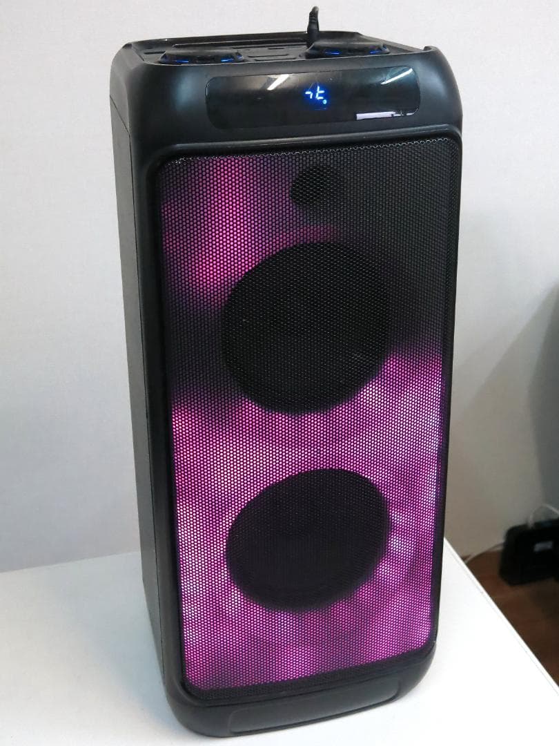 アズマ ポータブルLEDパーティスピーカー GRV-PS70WA