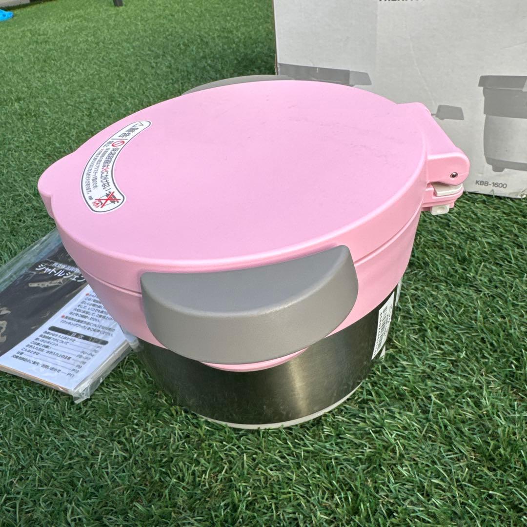 真空保温調理器/シャトルシェフ/調理家電/KBB-1600/サーモス/ピンク