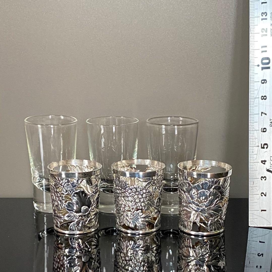 ショットグラ　3個　スターリングシルバー925