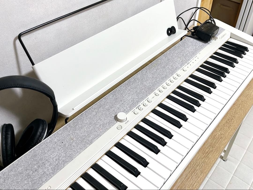 CASIO CT-S1 WE ホワイト 61鍵盤 ヘッドホンセット　カシオトーン