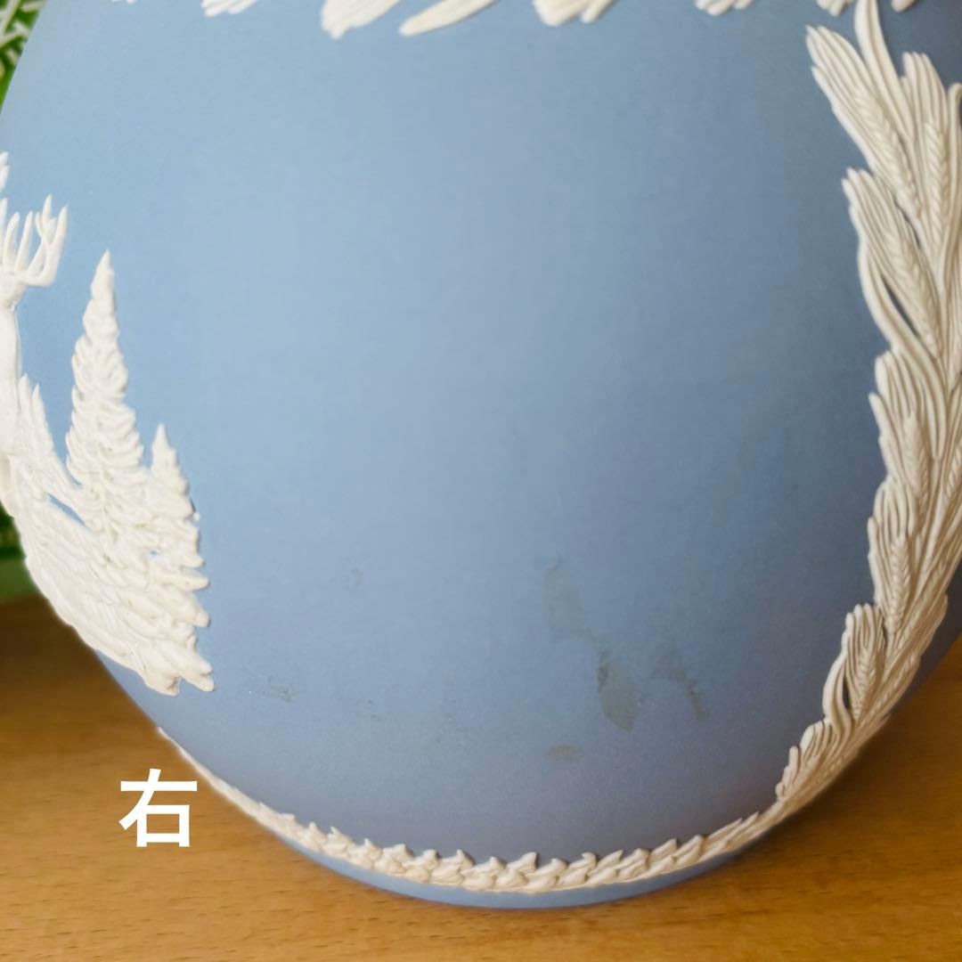 ＊⚫︎ウェッジウッド ジャスパー　壺　花瓶　フラワーベース 　　　　　　　　　F