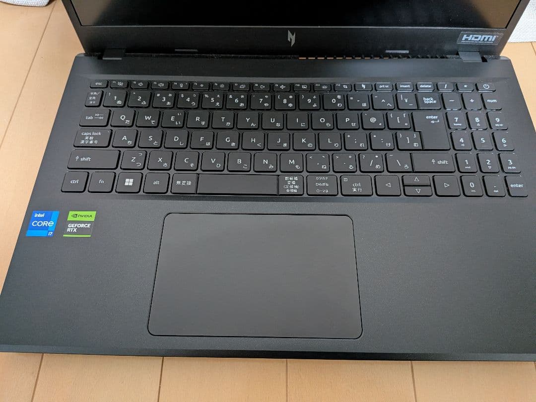 Acer 15.6型RTX4050/i7-13620H/SSD512GB
