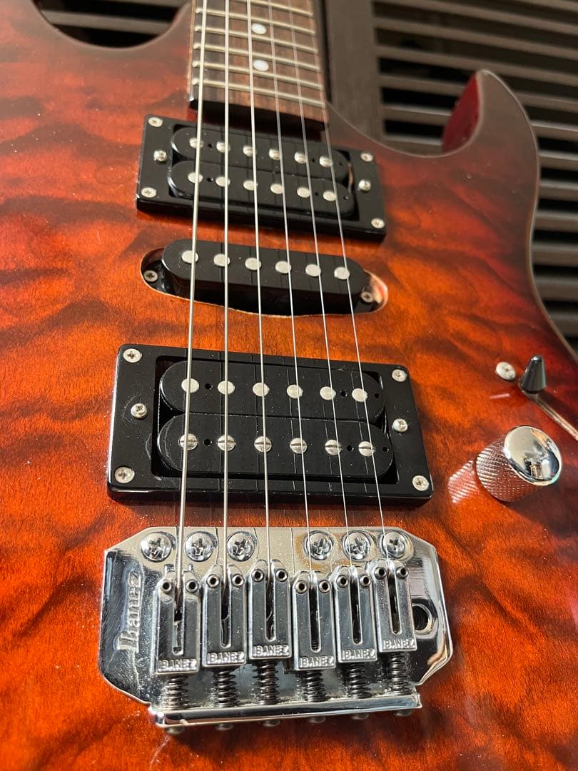 美品　Ibanez GIO エレキギター HSH 良個体　虎目