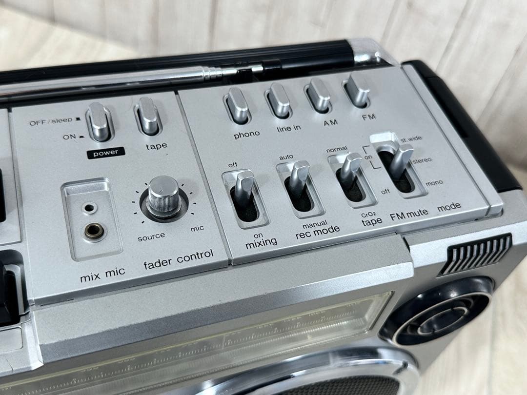 【動作品】 SHARP シャープ ラジカセ　ザ・サーチャーGF-303昭和レトロ