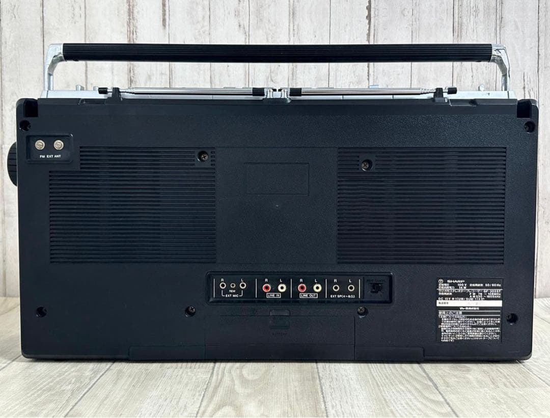 【動作品】 SHARP シャープ ラジカセ　ザ・サーチャーGF-303昭和レトロ