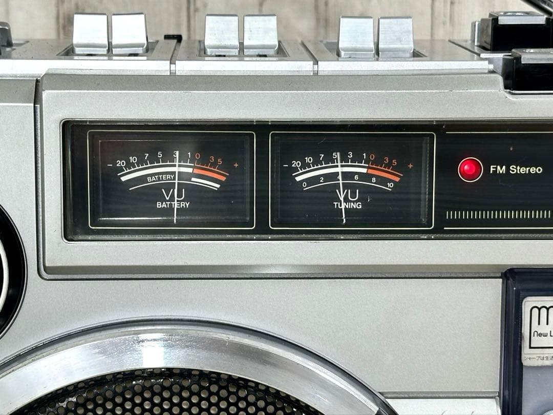 【動作品】 SHARP シャープ ラジカセ　ザ・サーチャーGF-303昭和レトロ