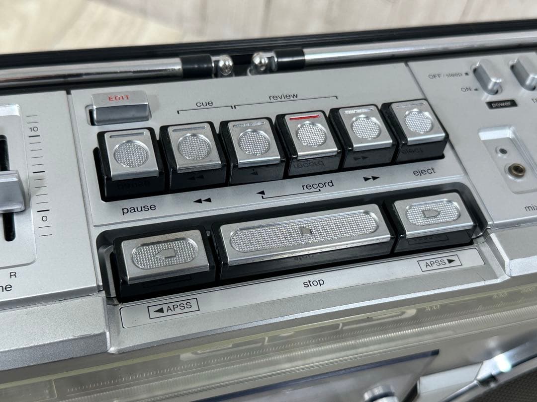 【動作品】 SHARP シャープ ラジカセ　ザ・サーチャーGF-303昭和レトロ