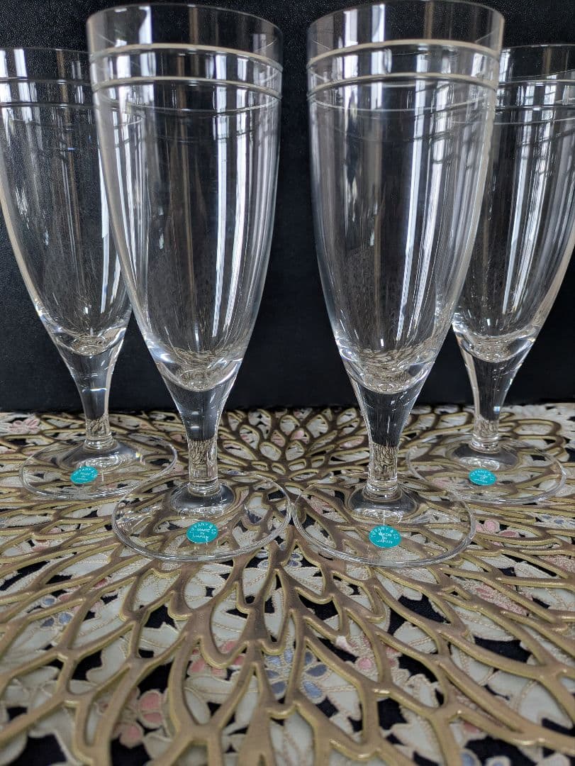 【未使用】Tiffany & Co. アトラスピルスナー　4客