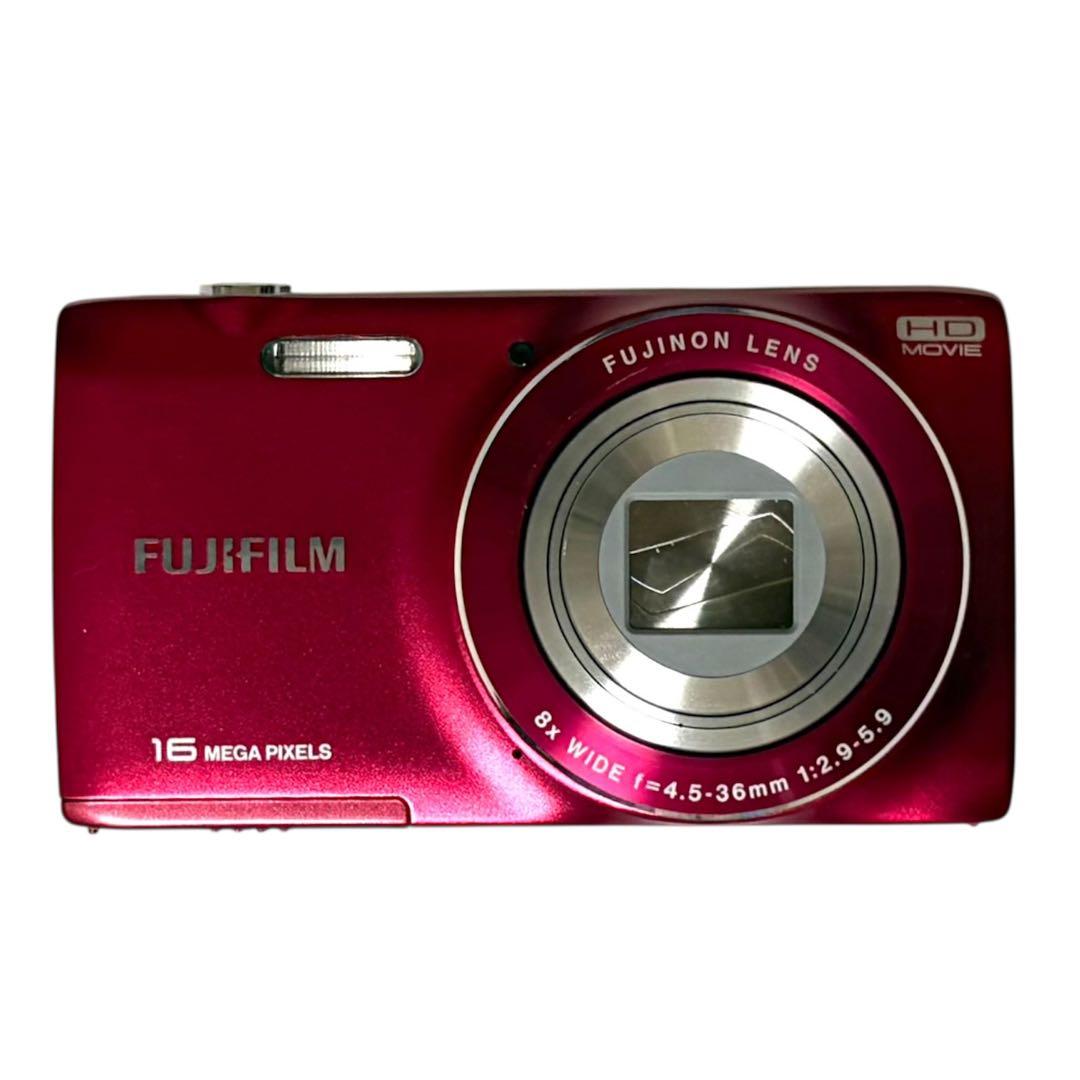 FUJIFILM 富士フィルム FinePix JZ250 レッド コンデジ
