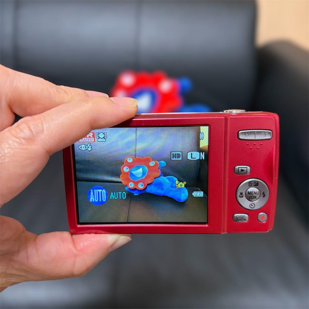 FUJIFILM 富士フィルム FinePix JZ250 レッド コンデジ