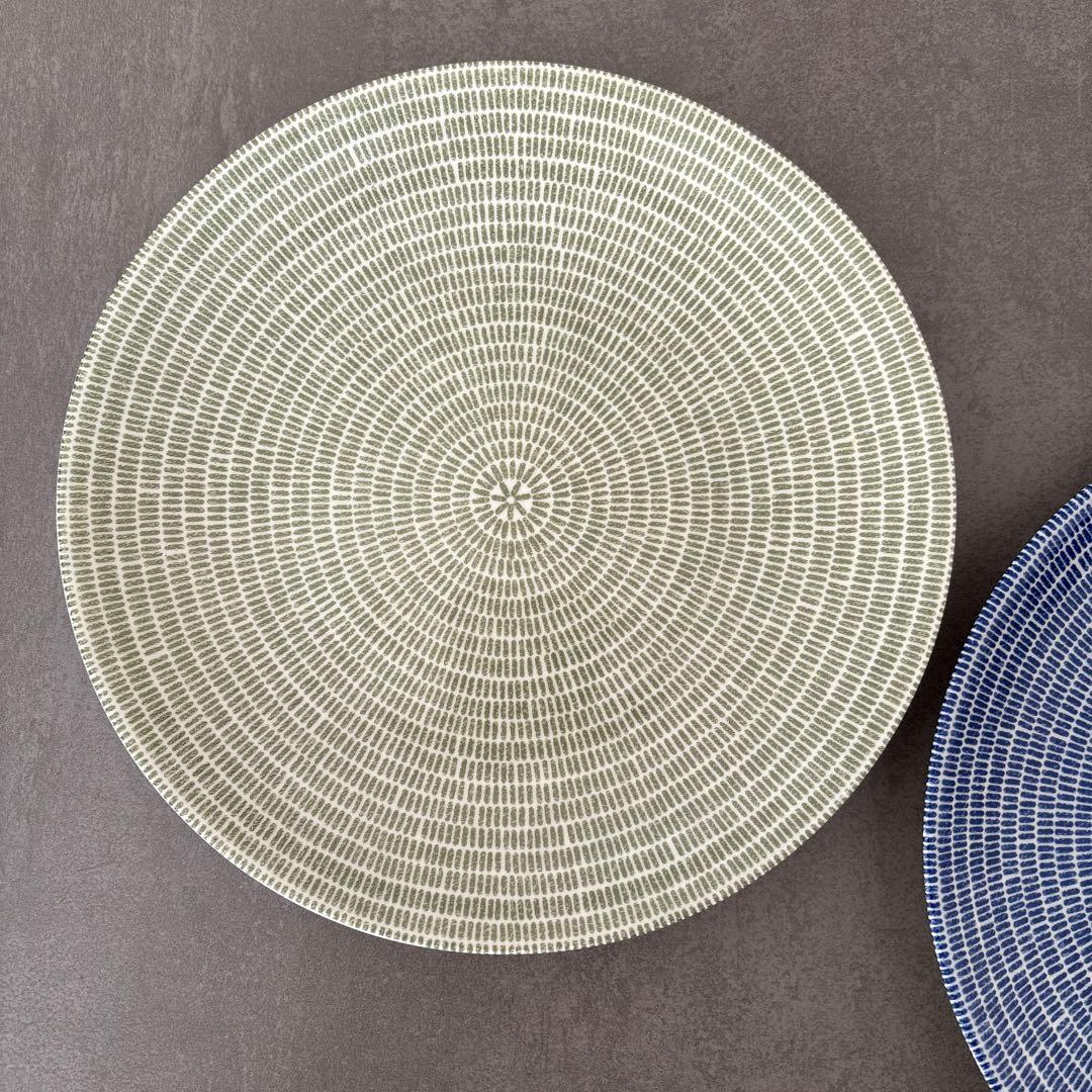 ARABIA アラビア 24h プレート 2枚セット 北欧食器 ブルー グリーン