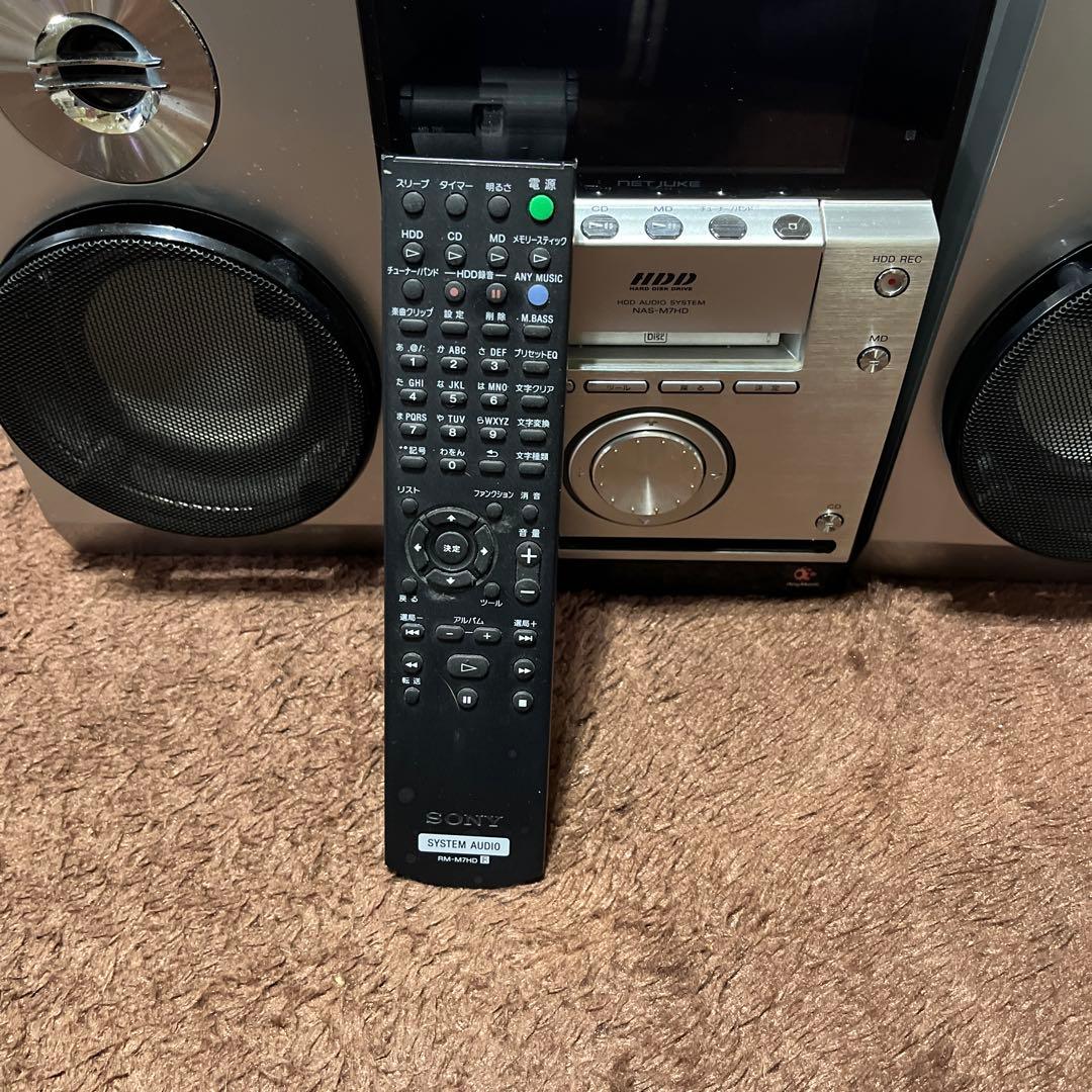 SONY NAS-Ｍ7HD動作品HDD.CD.MD.FM.USB