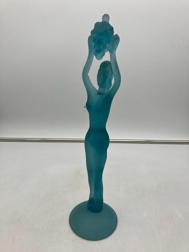 クリスタルガラス製　裸婦像　インテリア置物