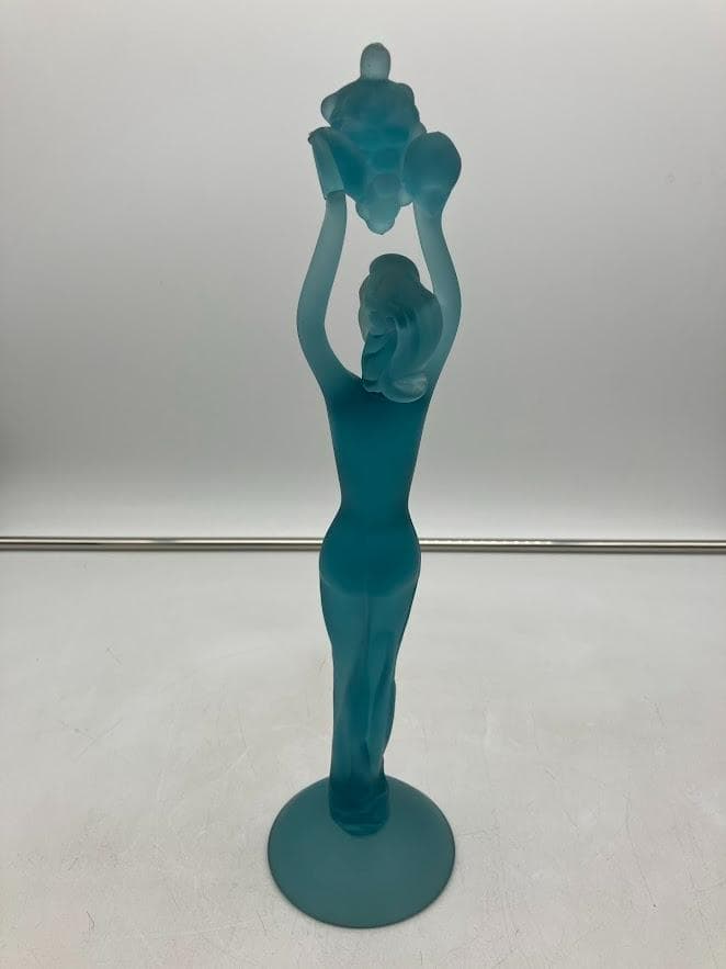 クリスタルガラス製　裸婦像　インテリア置物