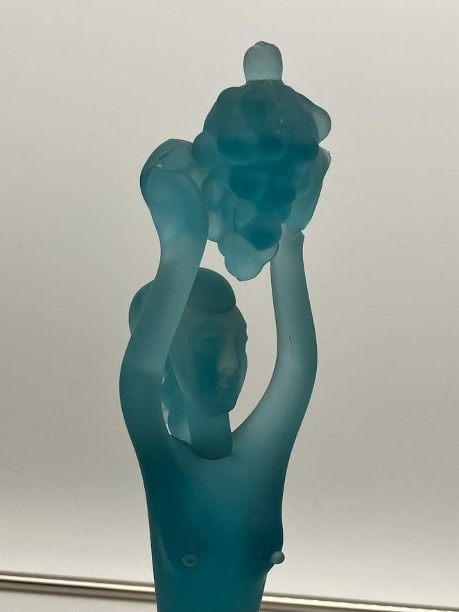 クリスタルガラス製　裸婦像　インテリア置物