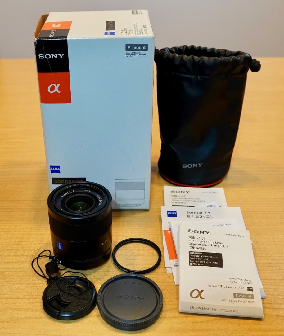 レンズ(単焦点) SONY Sonnar TE 24mm F1.8 ZA SEL24F18Z