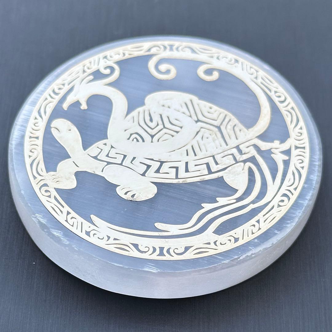 セレナイト 四神獣プレート MY604