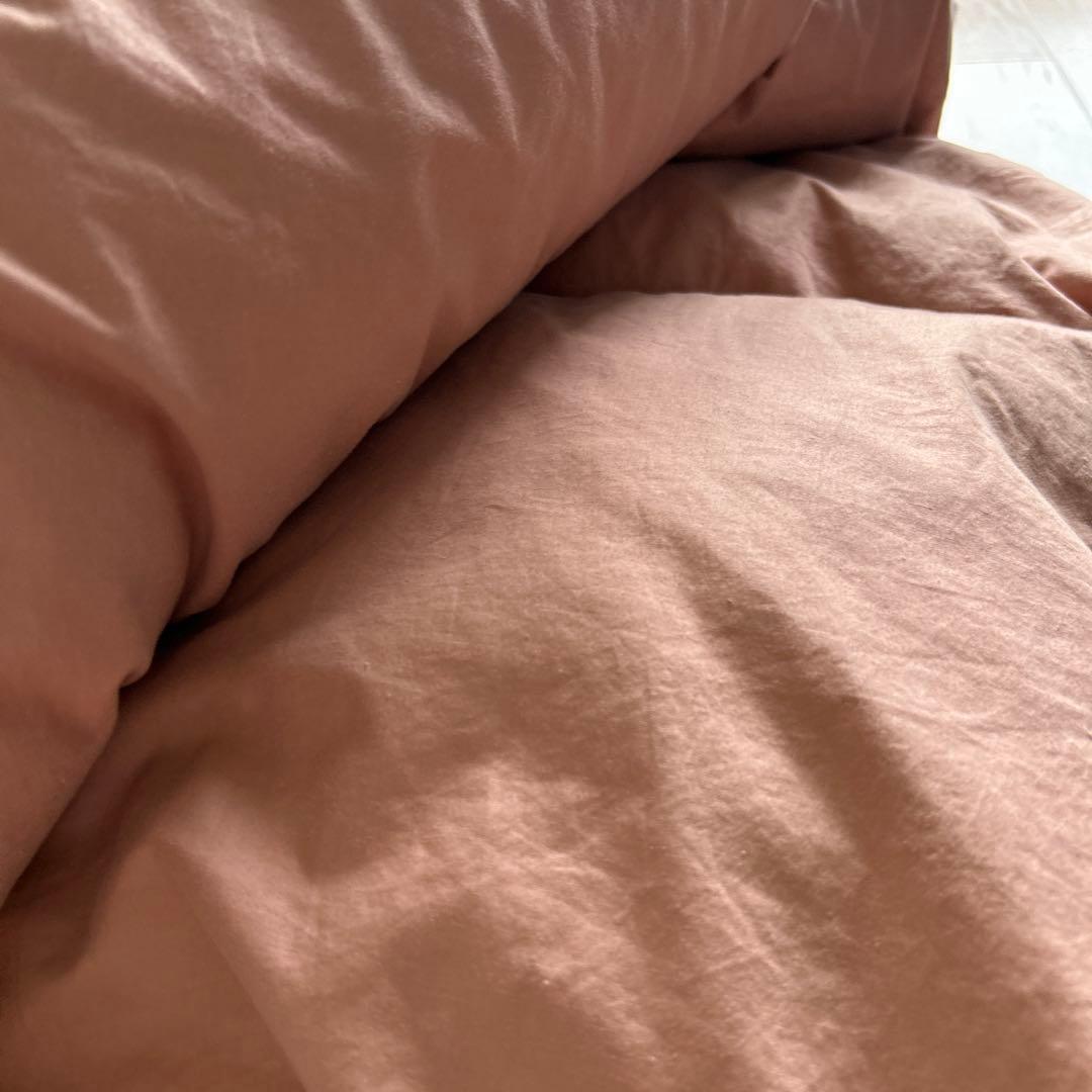 【専用になりました】羽根掛け布団（透明カバー付き）