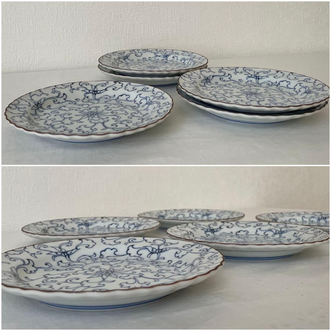 たち吉 京唐草 銘々皿 5枚セット