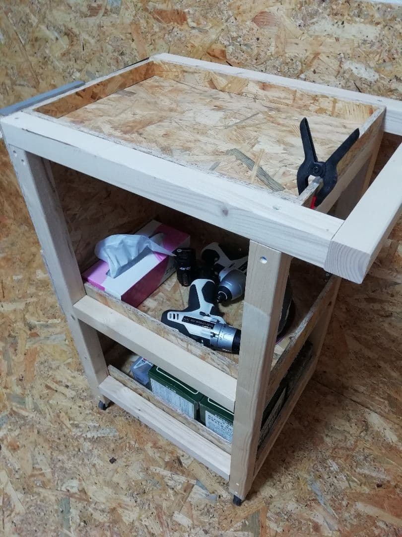 【送料込】オーダーメイド承ります☆木製ワゴン