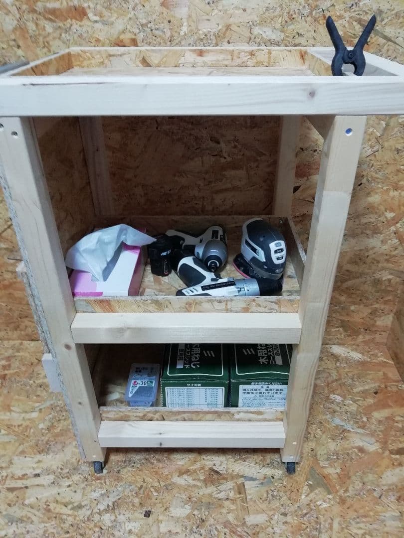 【送料込】オーダーメイド承ります☆木製ワゴン